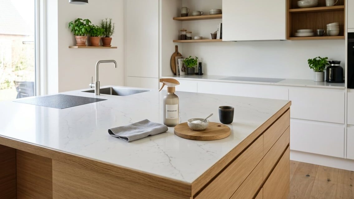 Køkkenbordplade – guide til materialer, udtryk og vedligeholdelse