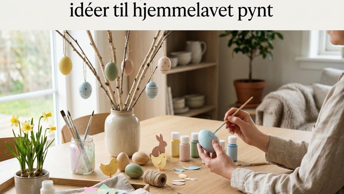Påskepynt DIY – enkle idéer til hjemmelavet pynt