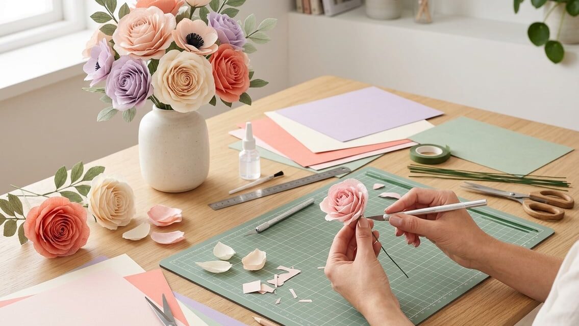 Papirblomster DIY – sådan laver du dekorative blomster af papir