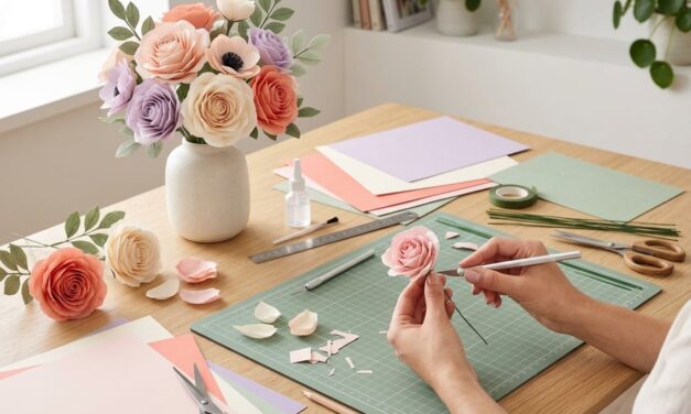 Papirblomster DIY – sådan laver du dekorative blomster af papir