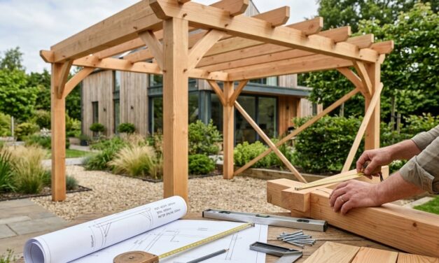 Pergola byg selv – sådan planlægger du mål, materialer og udtryk